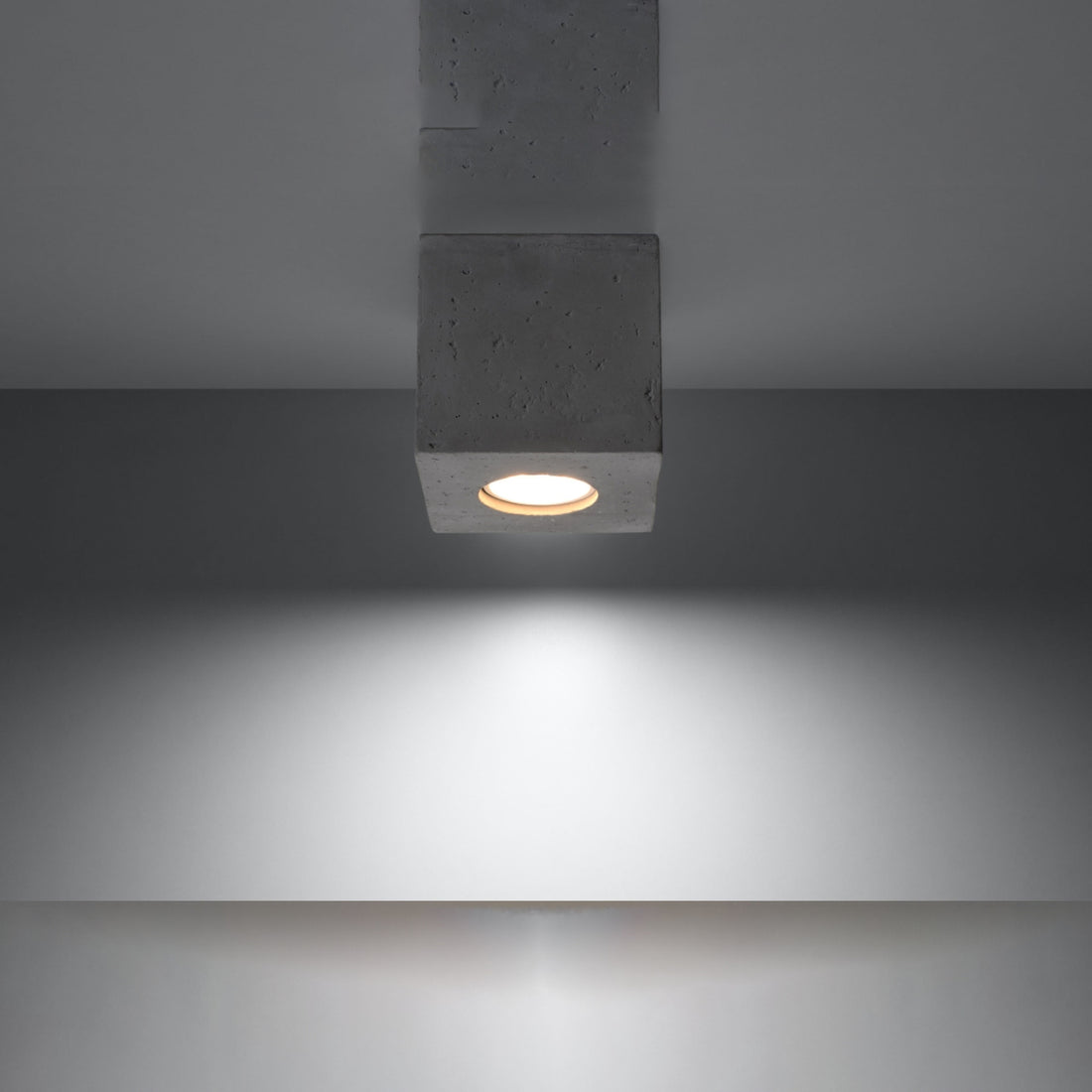 QUAD concrete ceiling light