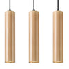LINO 3 wooden pendant lamp
