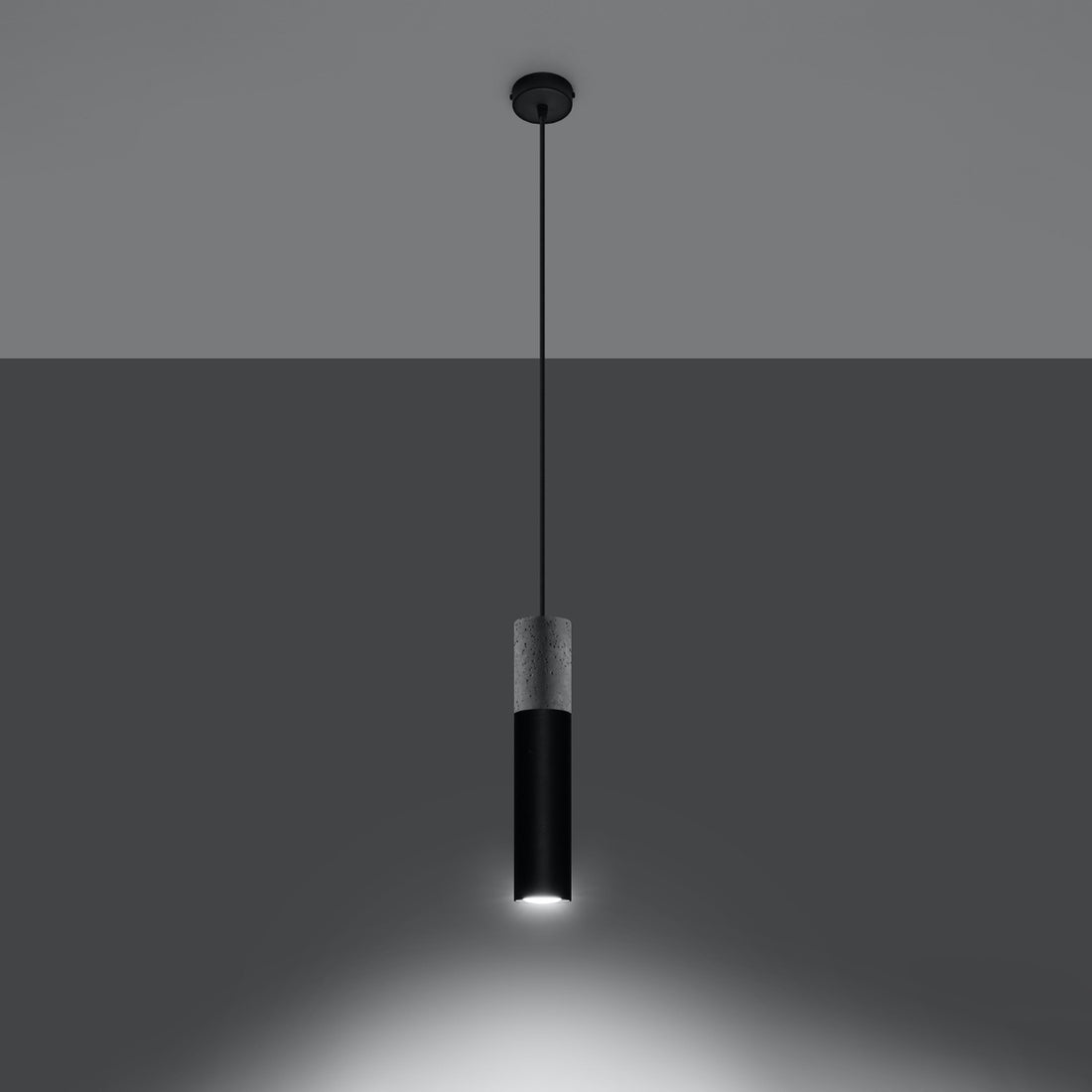 BORGIO 1 black pendant lamp
