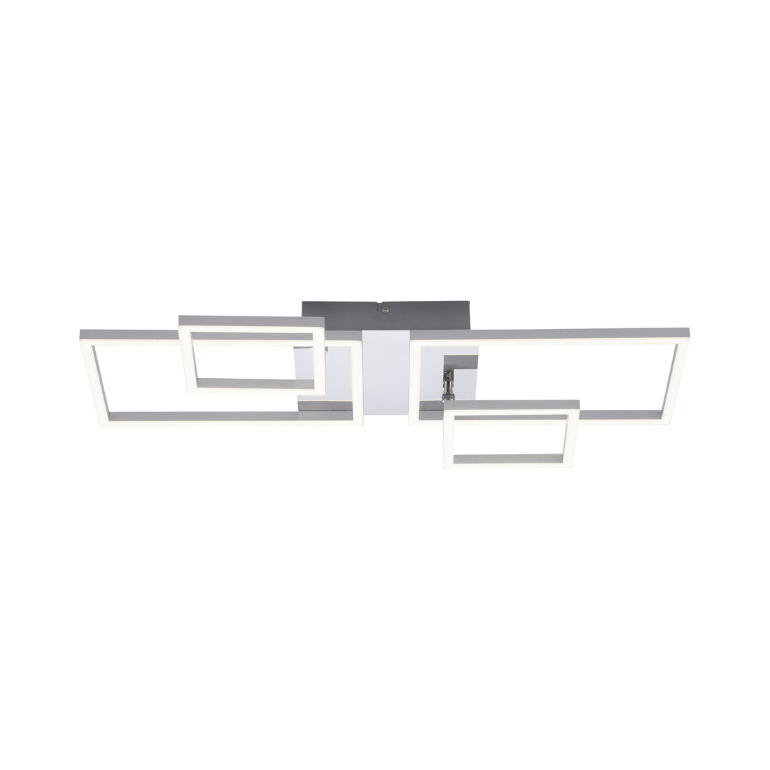 Plafonnier Iven acier, H 65 cm