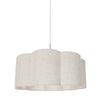 Suspension luminaire | FloraWave Argenté Ø50 cm