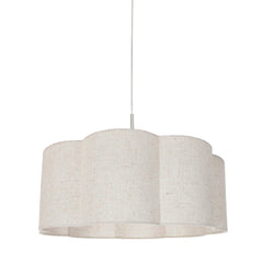 Suspension luminaire | FloraWave Argenté Ø50 cm