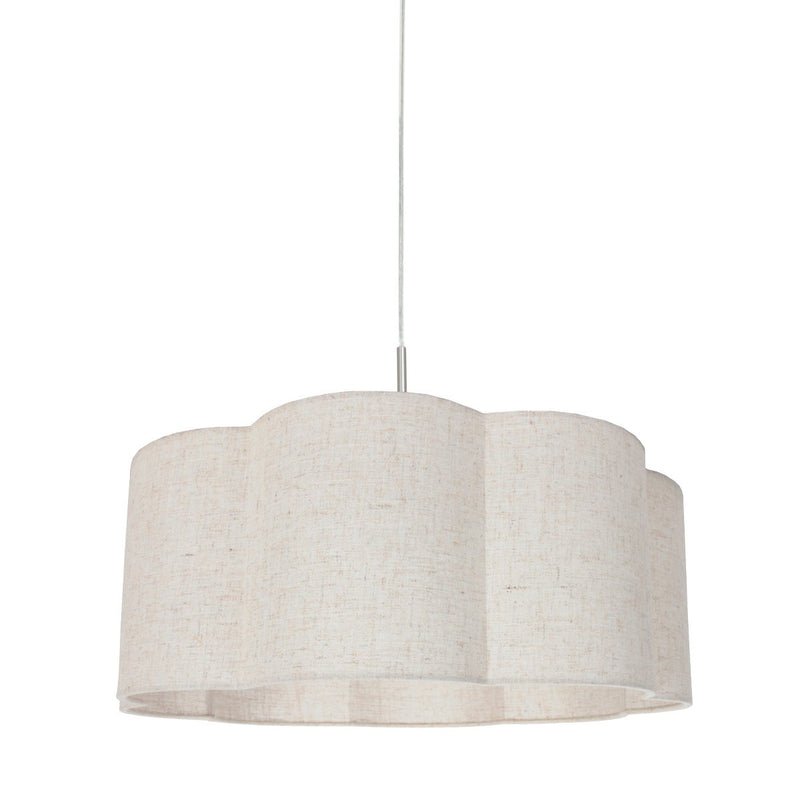 Suspension luminaire | FloraWave Argenté Ø50 cm