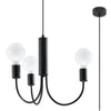 PICCOLO 3 black chandelier