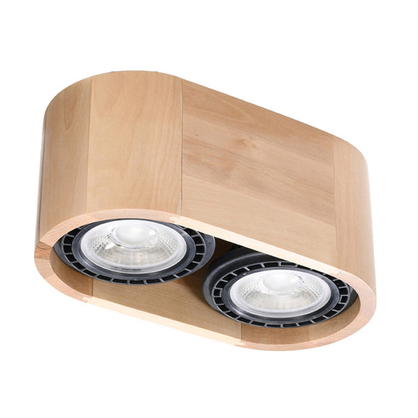BASIC 2 ceiling light natural wood