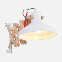 Beige wooden table lamps