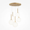 Basic form Gold pendant light