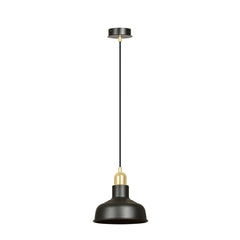 Ibor 1-light black pendant light