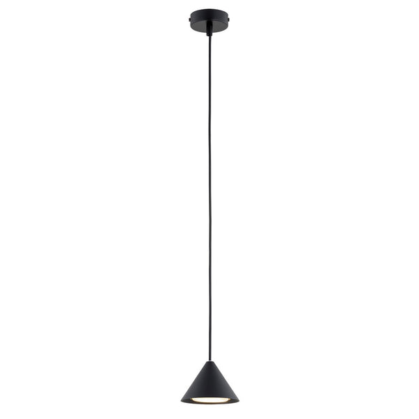 Elit 1-light black pendant light