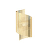 Gold Spiral wall lamp