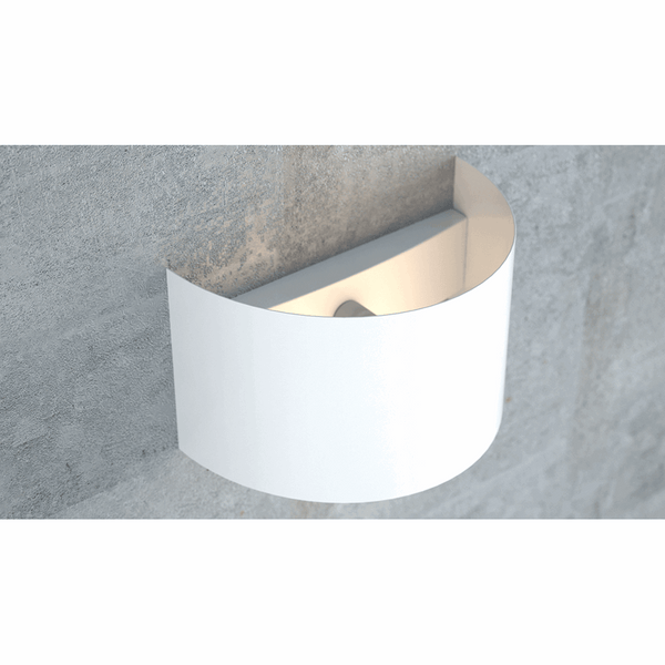 Fold white wall lamp