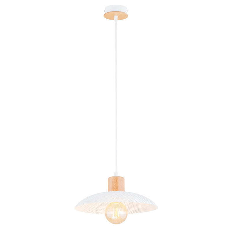 Kobe 1-light white pendant light