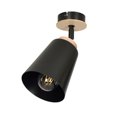 Atlas 1-light spotlight black