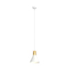 Rosa 1-light white pendant light