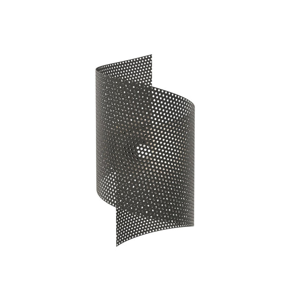 Black Spiral wall lamp