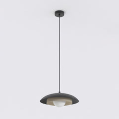 Skin 1-light pendant lamp, black and mocha