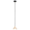 Elit 1-light black and gold pendant light