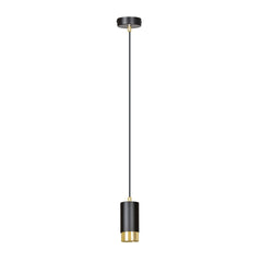 Fumiko 1-light black and gold pendant light