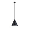 Rebel 1-light black and white pendant light