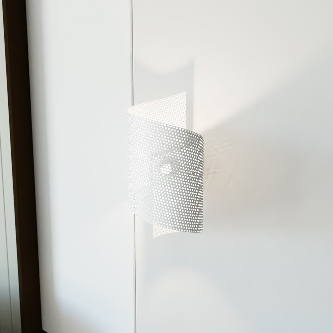 White Spiral wall lamp