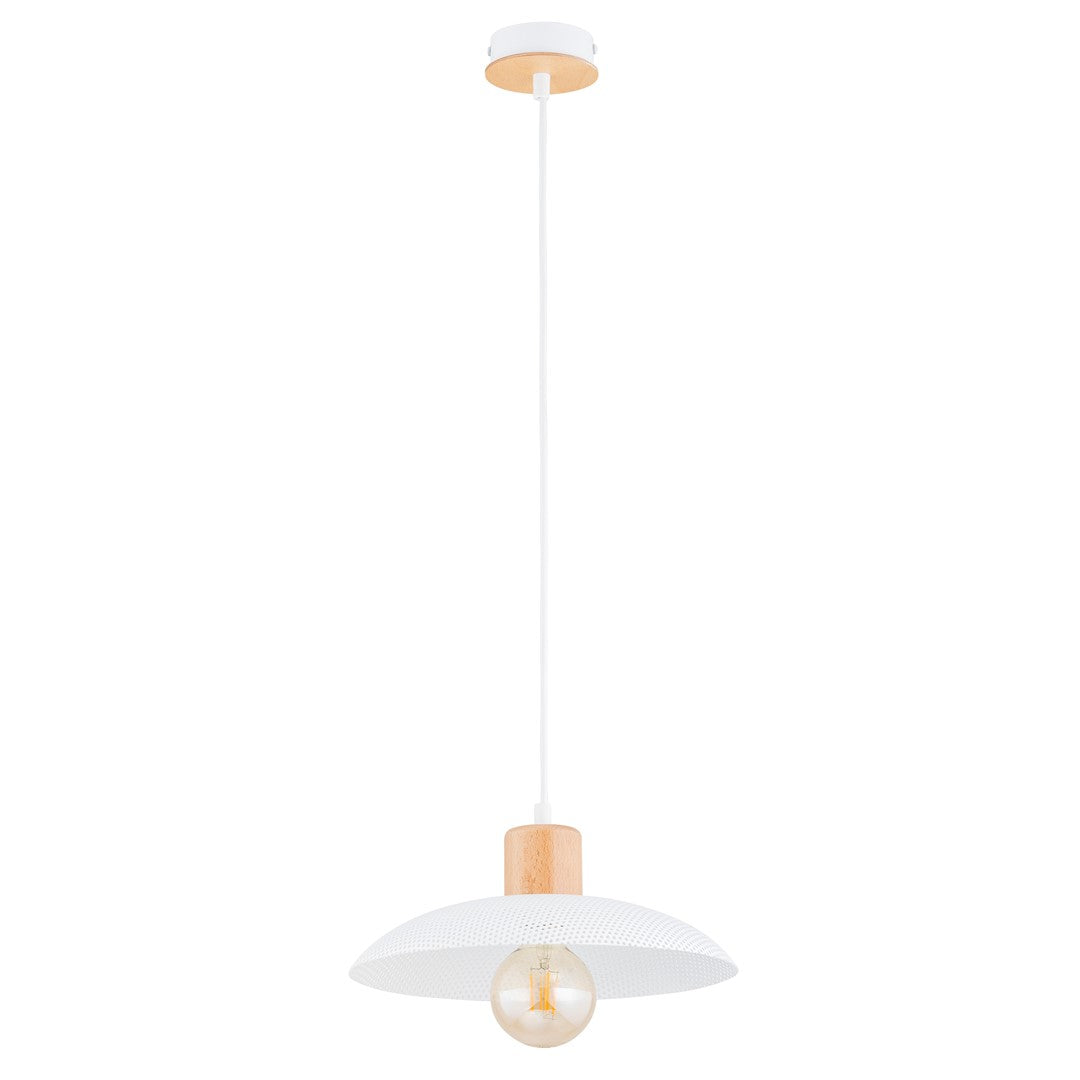 Kobe 1-light white pendant light