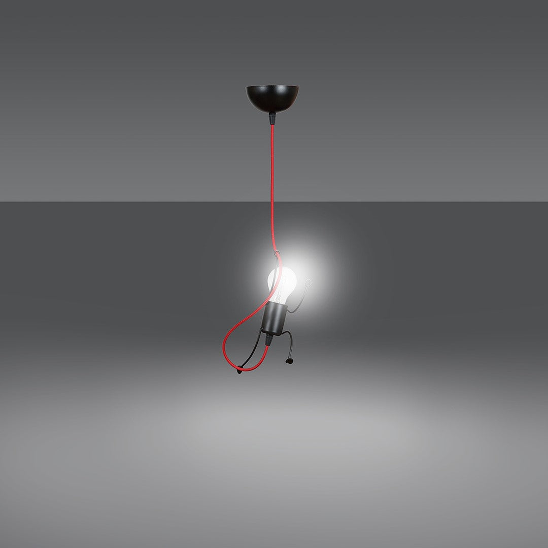 Bobi 1-light black pendant light