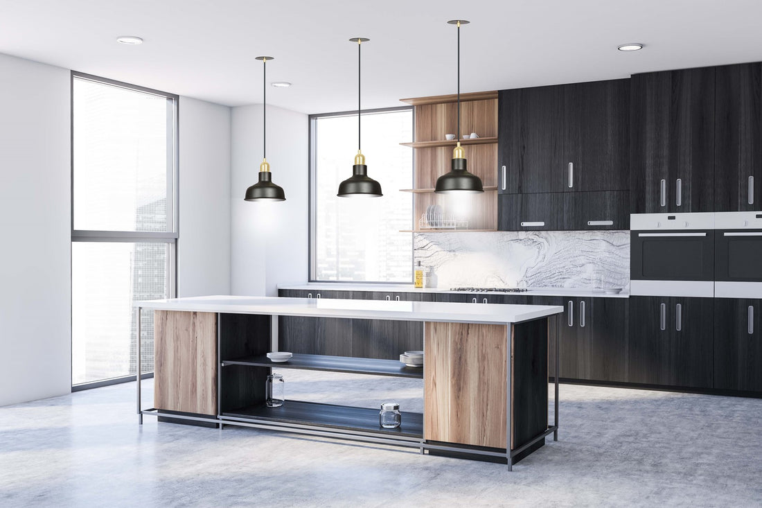Ibor 1-light black pendant light