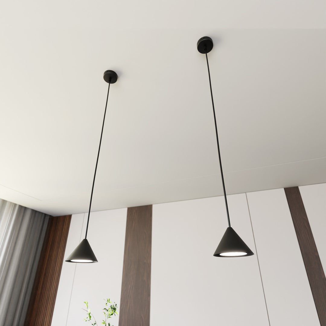 Elit 1-light black pendant light
