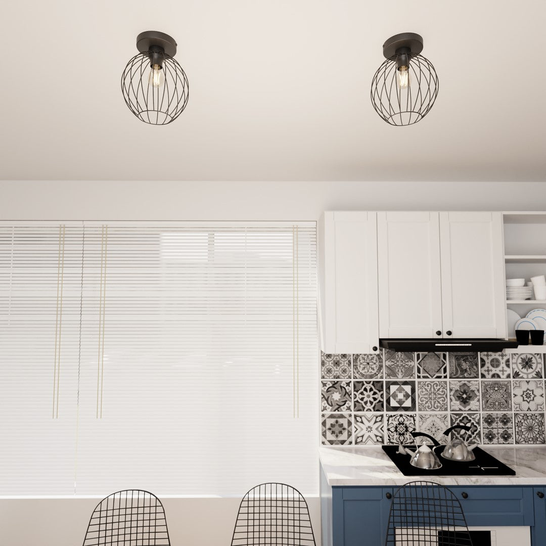 Nest 1-light pendant lamp, black