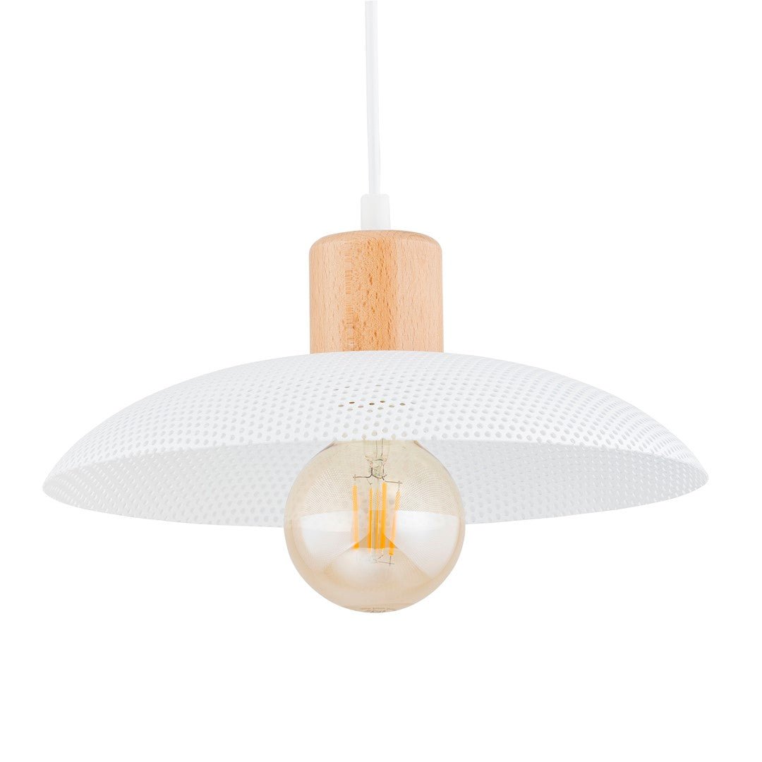 Kobe 1-light white pendant light