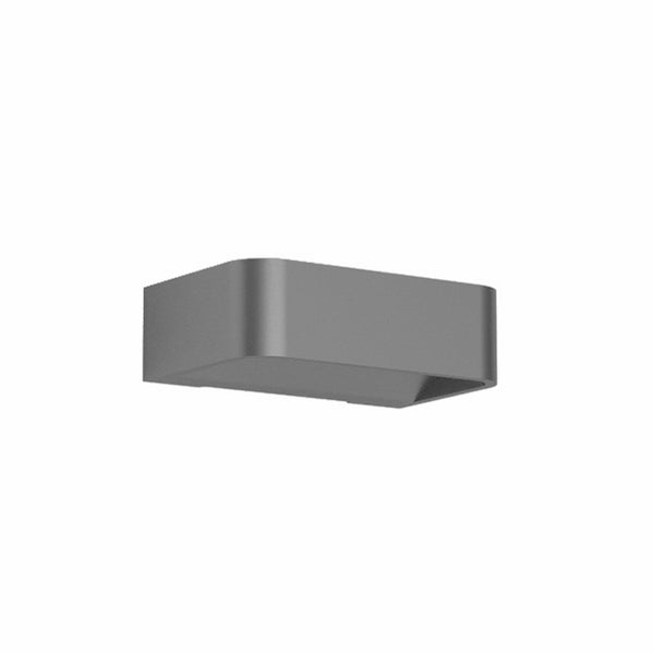 Applique murale LED Frame W1 2 en aluminium, graphite, hauteur 4,8 cm