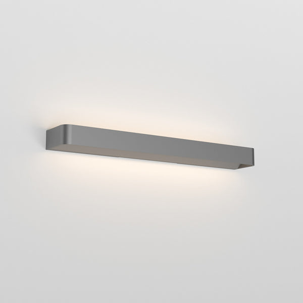 Applique murale LED Frame W3 3 en aluminium, graphite, hauteur 4,8 cm