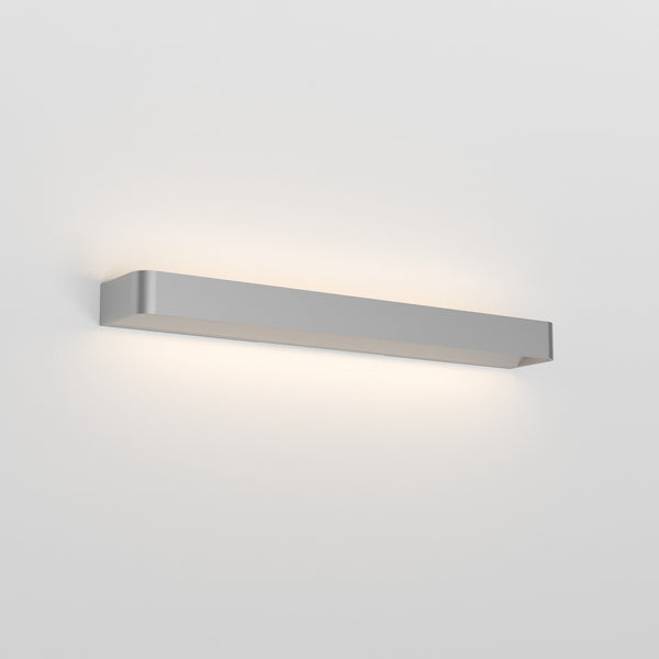 Applique murale LED Frame W3 3 en aluminium, argent, hauteur 4,8 cm