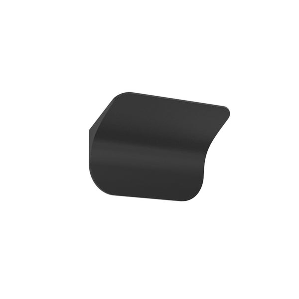 Applique murale LED Tide W0 en aluminium, noir mat, hauteur 16 cm, 2700 K