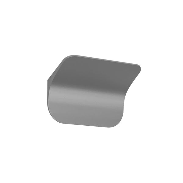 Applique murale LED Tide W0 en aluminium, graphite, hauteur 16 cm, 3000 K