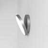 Applique murale LED Venere W1 2 en aluminium, graphite, Ø 25 cm