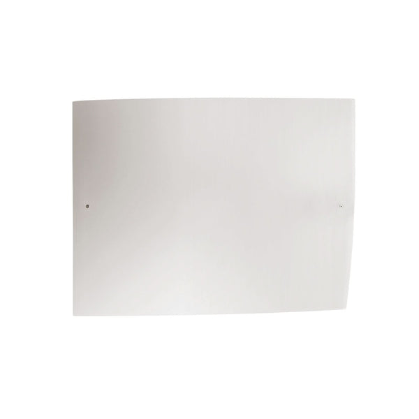 Applique murale Folio en verre, blanc, hauteur 38 cm