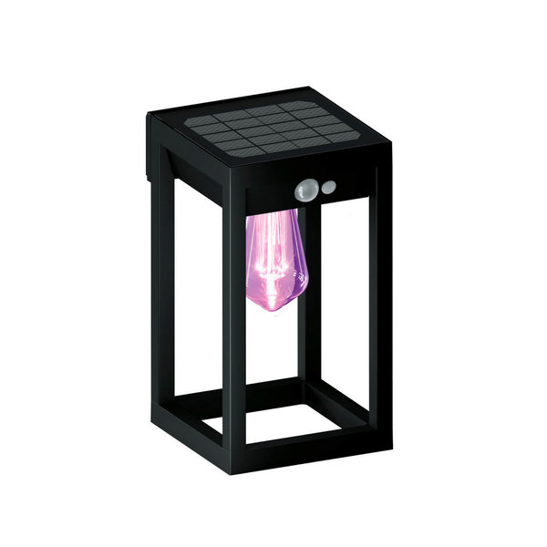 Lampe solaire d'extérieur LED Outdoor Solar Lantern en métal, noir, hauteur 27 cm, IP44
