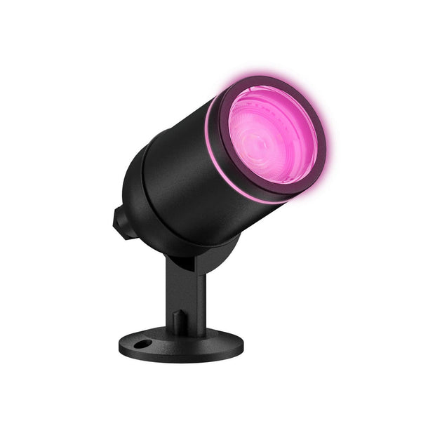 Borne lumineuse d'extérieur LED Outdoor Gardenspot en métal, noir, Ø 6,4 cm, IP54