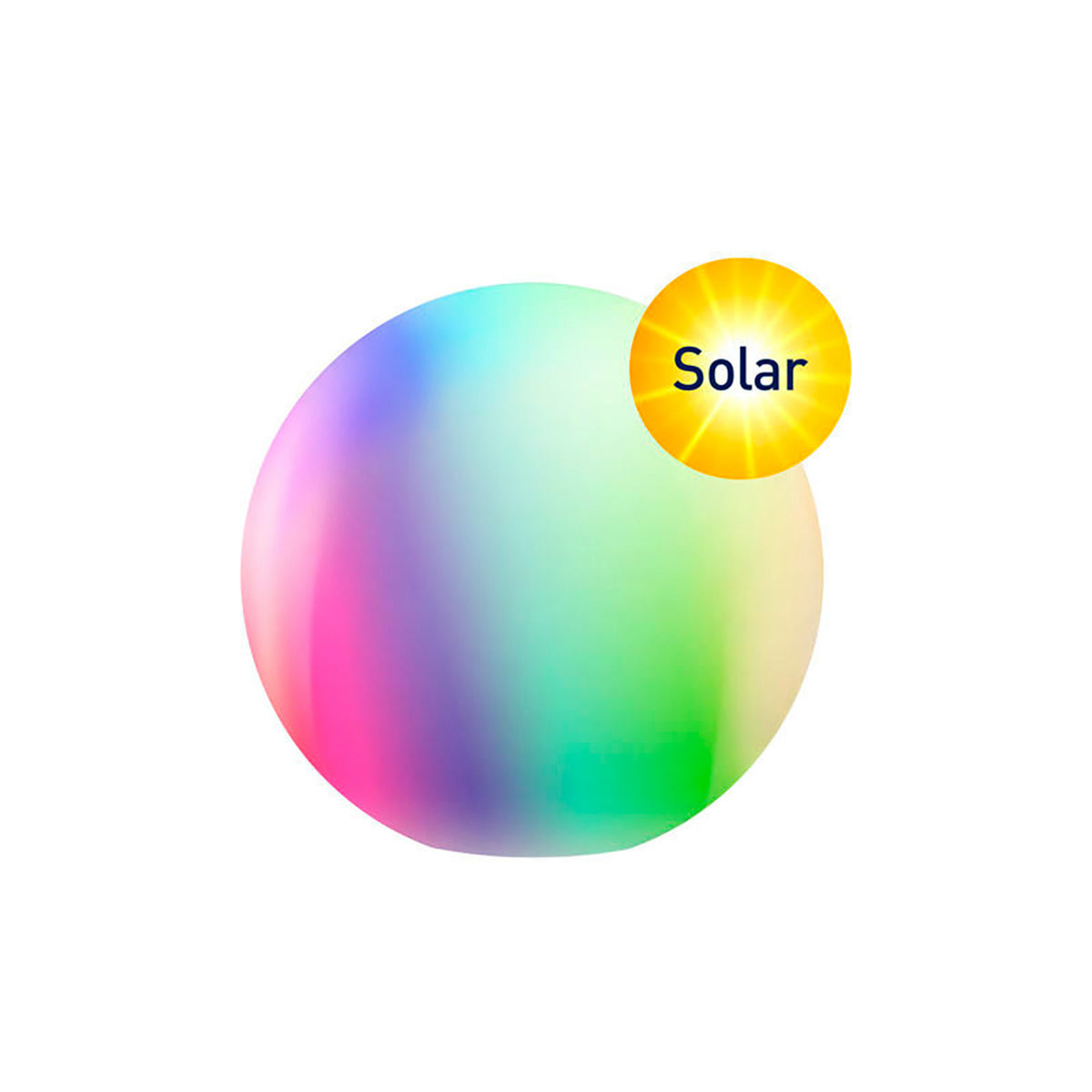 Lampe solaire d'extérieur LED Müller Licht, blanc, Ø 25 cm, IP44