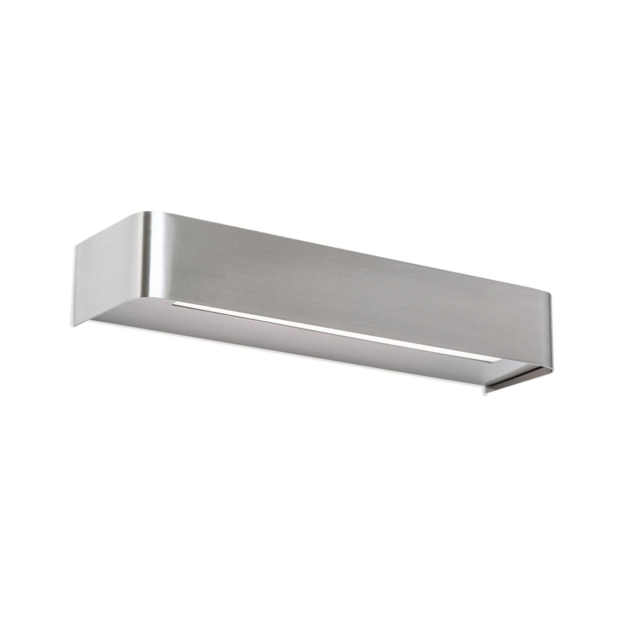 Applique murale LED Bernhard en métal, acier et blanc, hauteur 5 cm