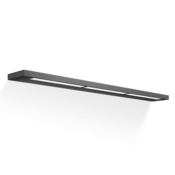 Applique murale LED Slim 80 N en aluminium, noir mat et blanc mat, hauteur 2 cm, IP44