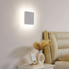 Applique murale LED Elrik en métal, blanc, hauteur 22 cm