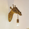 Applique murale Nirvathia en métal, laiton, hauteur 34,5 cm