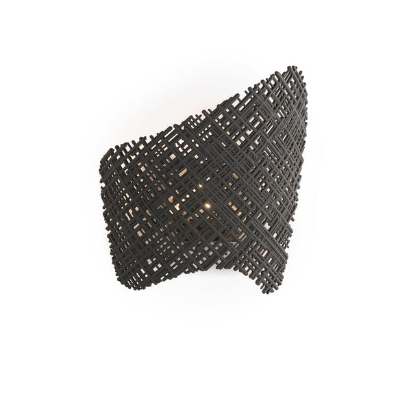Applique murale Tea, anthracite, hauteur 33 cm
