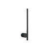Applique murale LED Novita en aluminium, noir, hauteur 44,1 cm