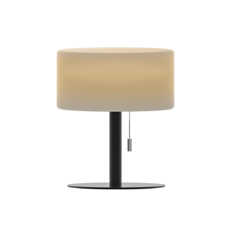 Lampe à poser d'extérieur LED rechargeable en métal, blanc, Ø 18 cm, IP44