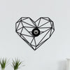 Applique murale W-046 en bois, noir, hauteur 40 cm