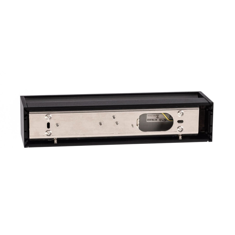 Applique murale LED Studio Line en aluminium, noir mat et cuivré mat, hauteur 6,5 cm