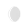 Applique murale LED DLS Orbit en aluminium, blanc, Ø 12,5 cm
